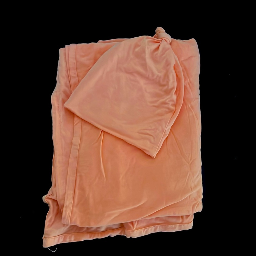 Little Bum Bums Bamboo Cotton Swaddle Set with Beanie